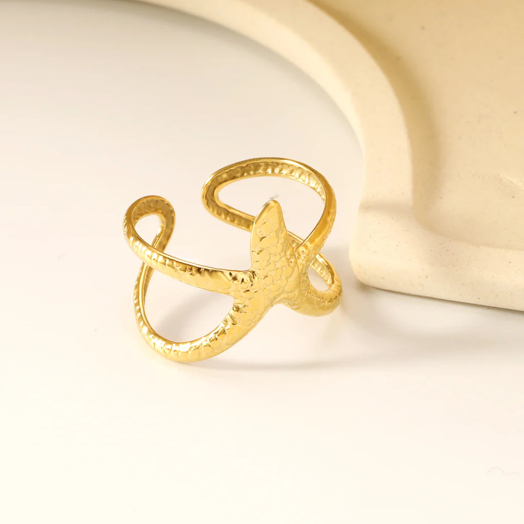 Bague audacieuse Étoile de mer