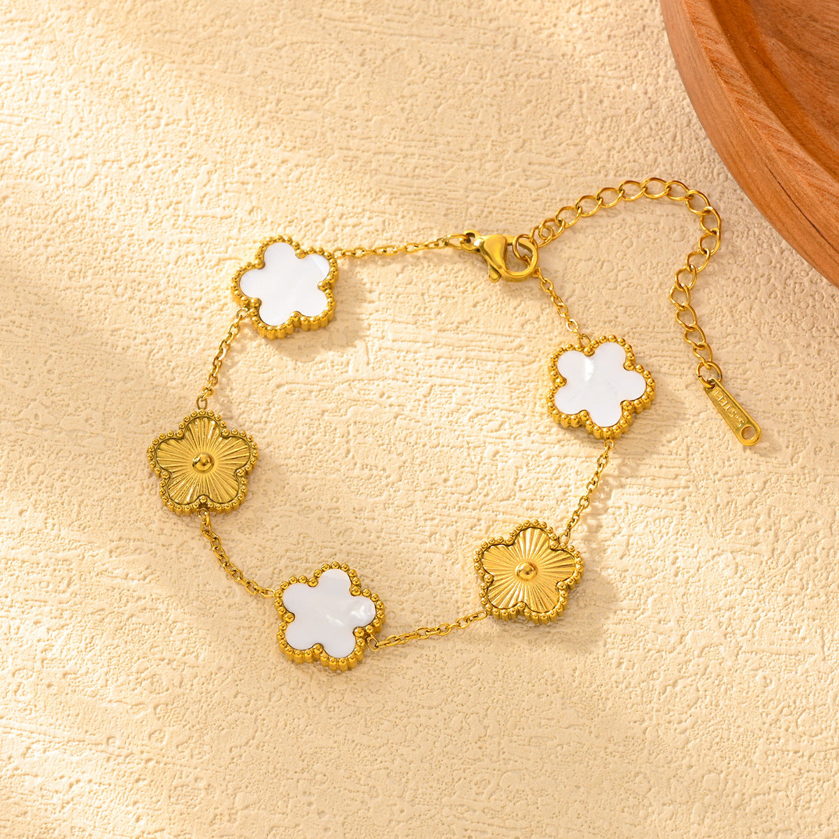 Five Leaf Clover Bracelet
