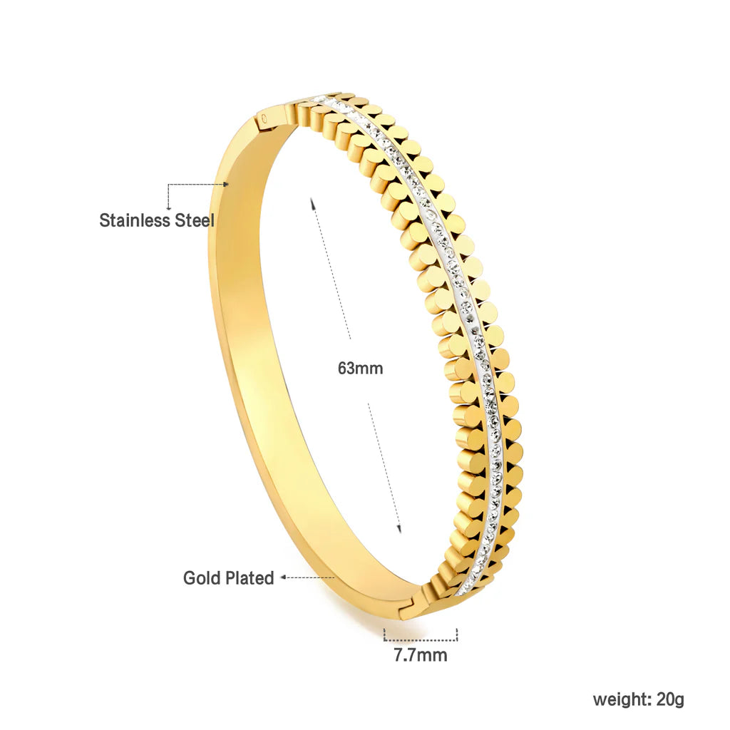 Bracelet diamant double éclat