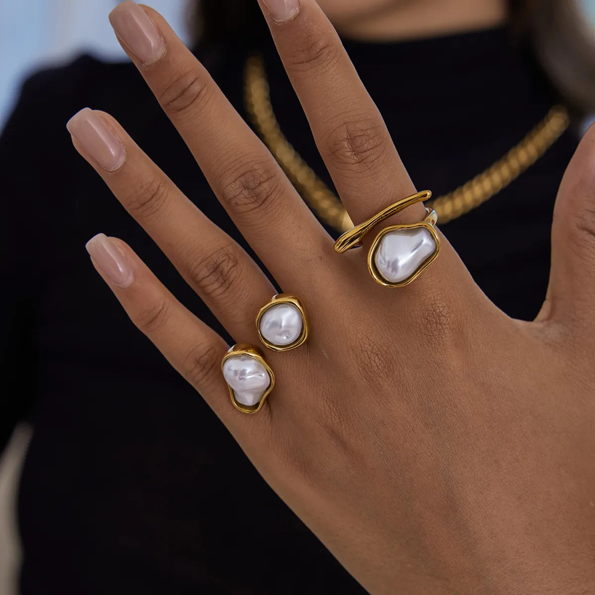 Single Pearl Ring