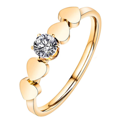 Cœur d'Or – Bague minimaliste inspirée de l'amour