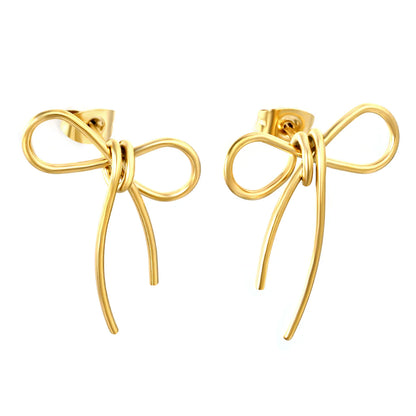 Boucles d'oreilles pendentif nœud sucré
