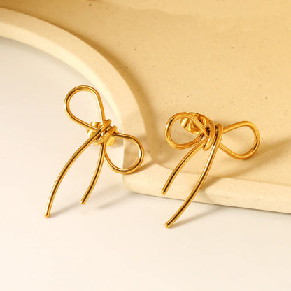 Boucles d'oreilles pendentif nœud sucré