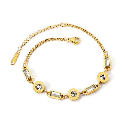 Bracelet déclaration Prisme doré