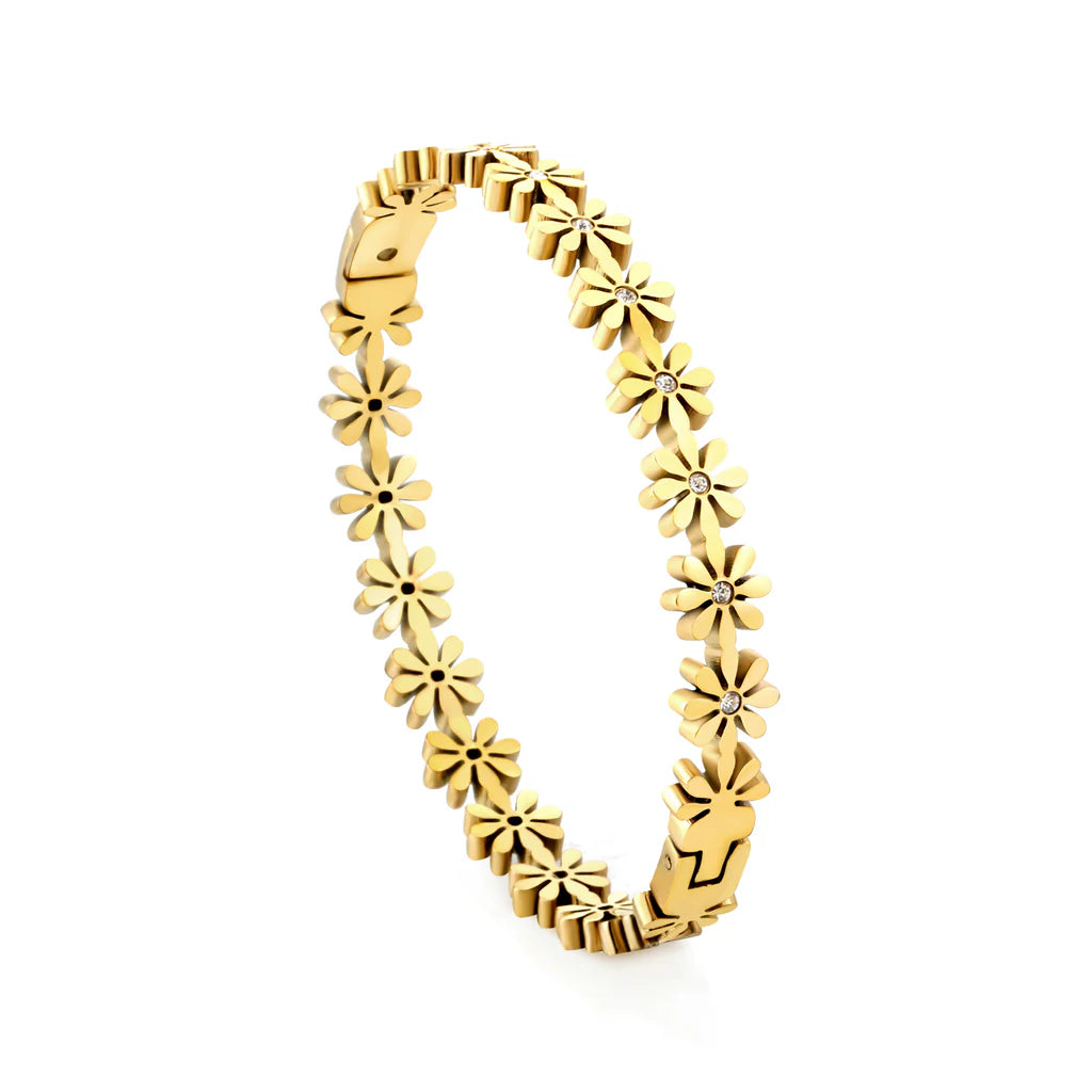 Daisy Flower Bangle