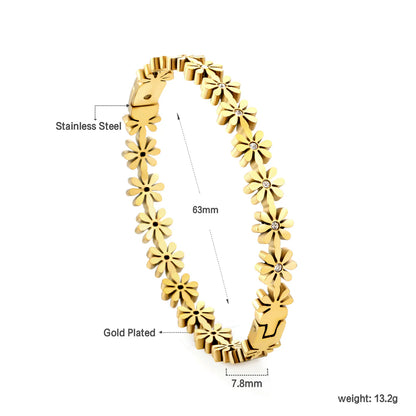 Daisy Flower Bangle