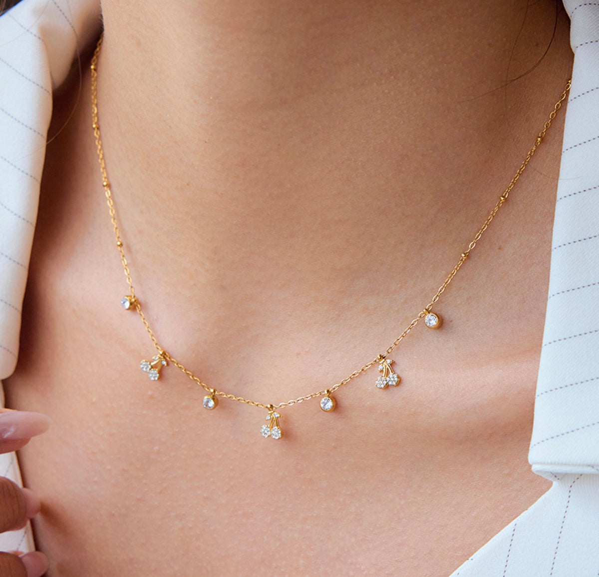 Cherry Pendant Necklace