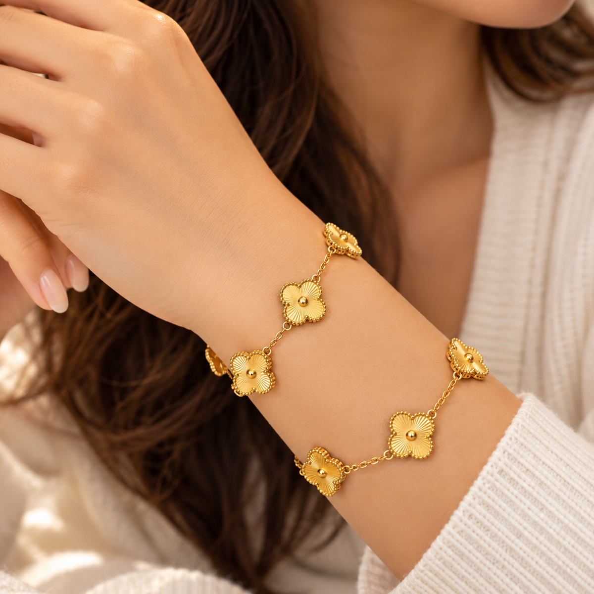 Four Leaf Clover Bracelet