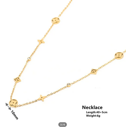 Clover Star Necklace