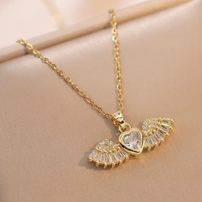 Angel wings necklace