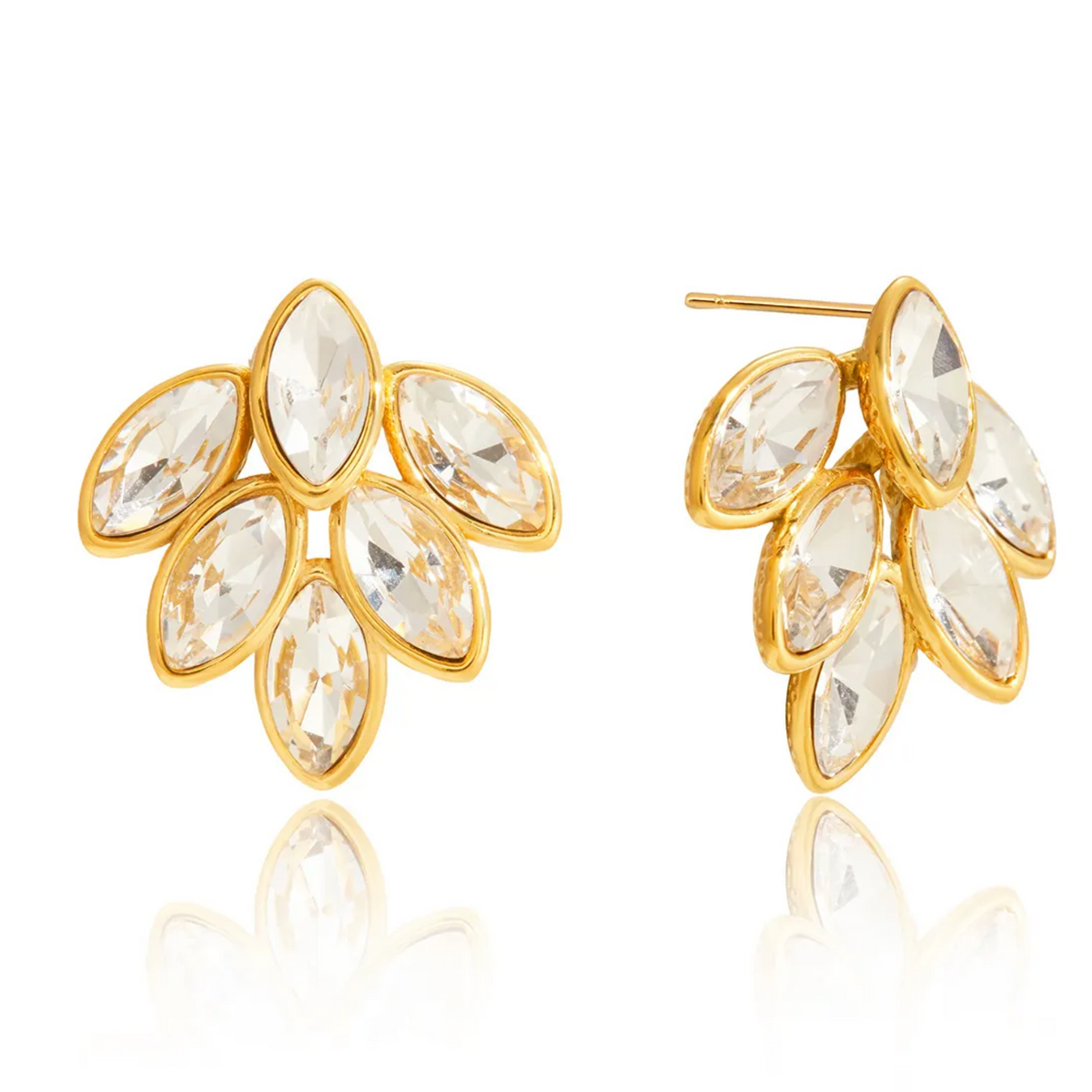 Leaf Stud Earrings