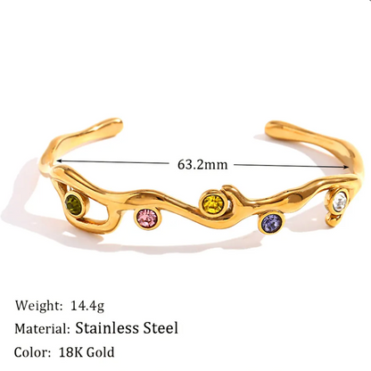 Wave Cuff Bracelet