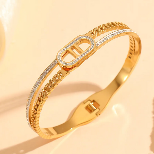 Double D Knot Bangle