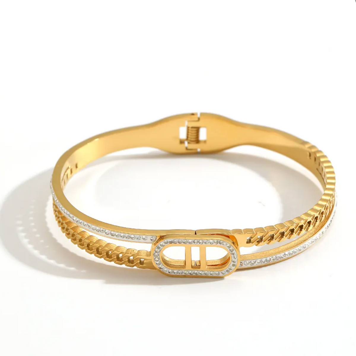 Double D Knot Bangle