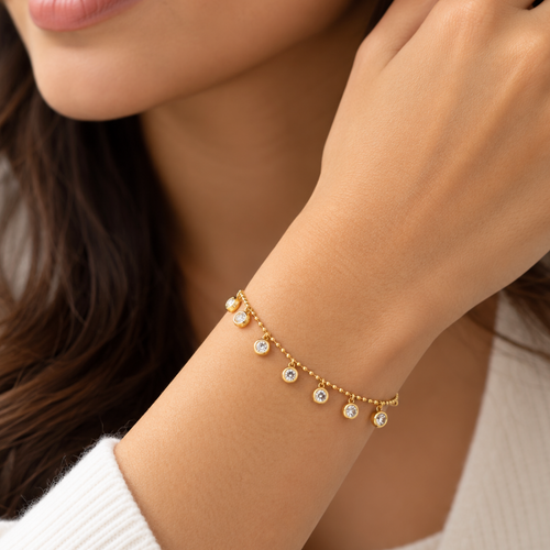 Elegant Bead Chain Bracelet