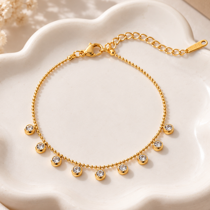 Elegant Bead Chain Bracelet