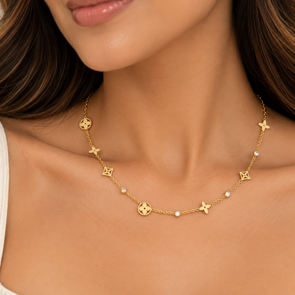 Clover Star Necklace