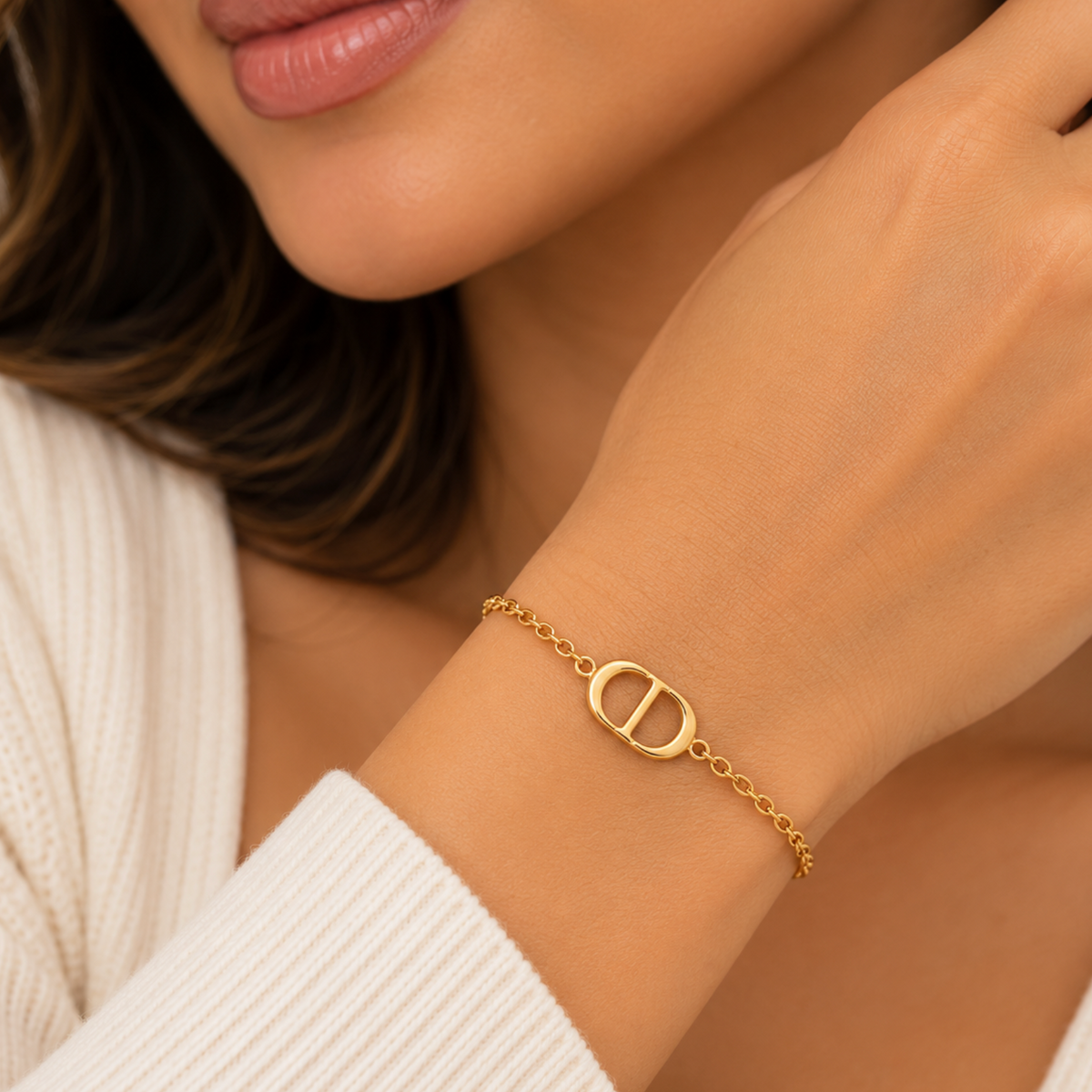CD Chain Bracelet
