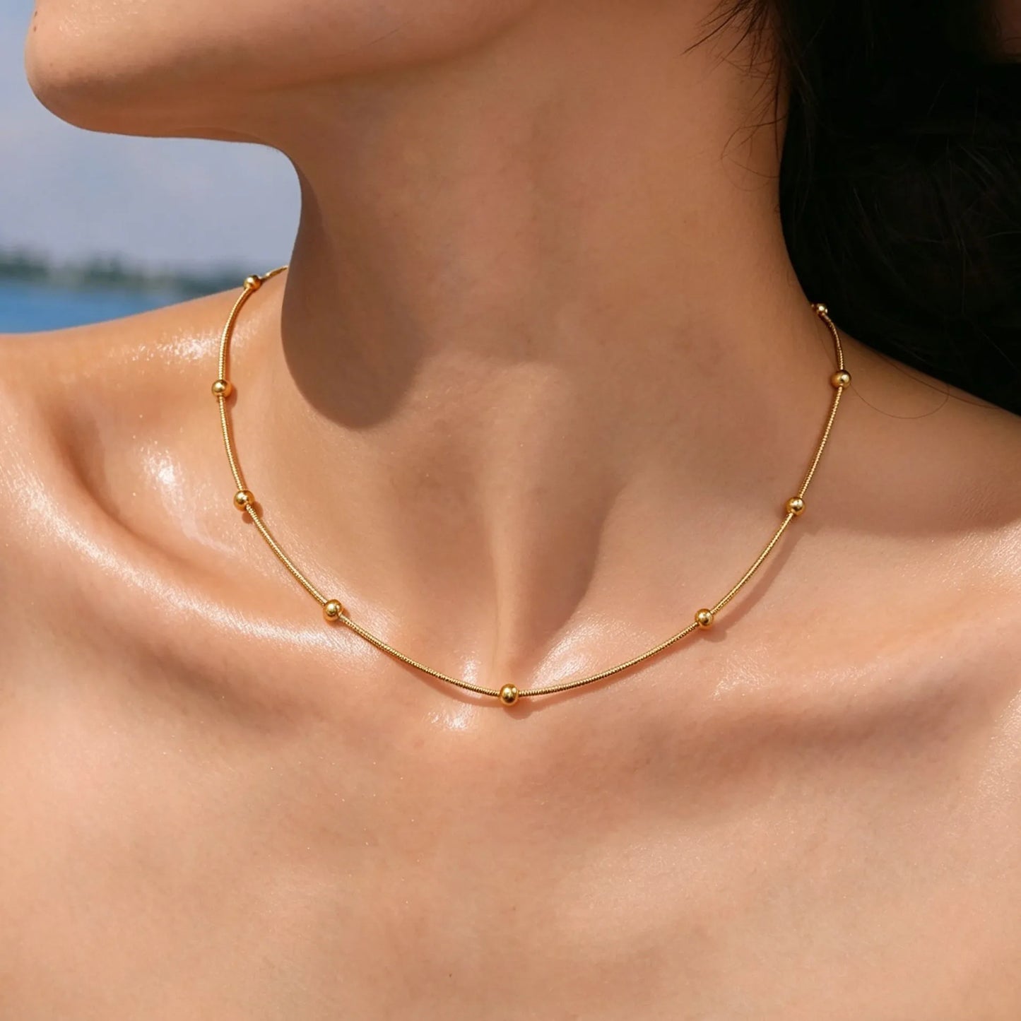 Beaded Chain Necklace