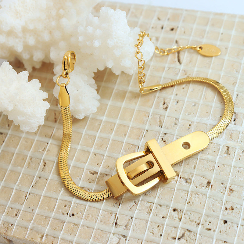 Minimalist Belt Bracelet