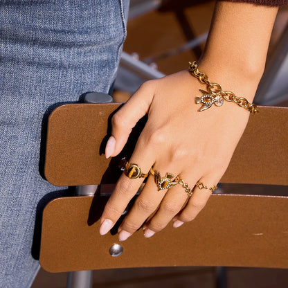 Bird Charm Bracelet