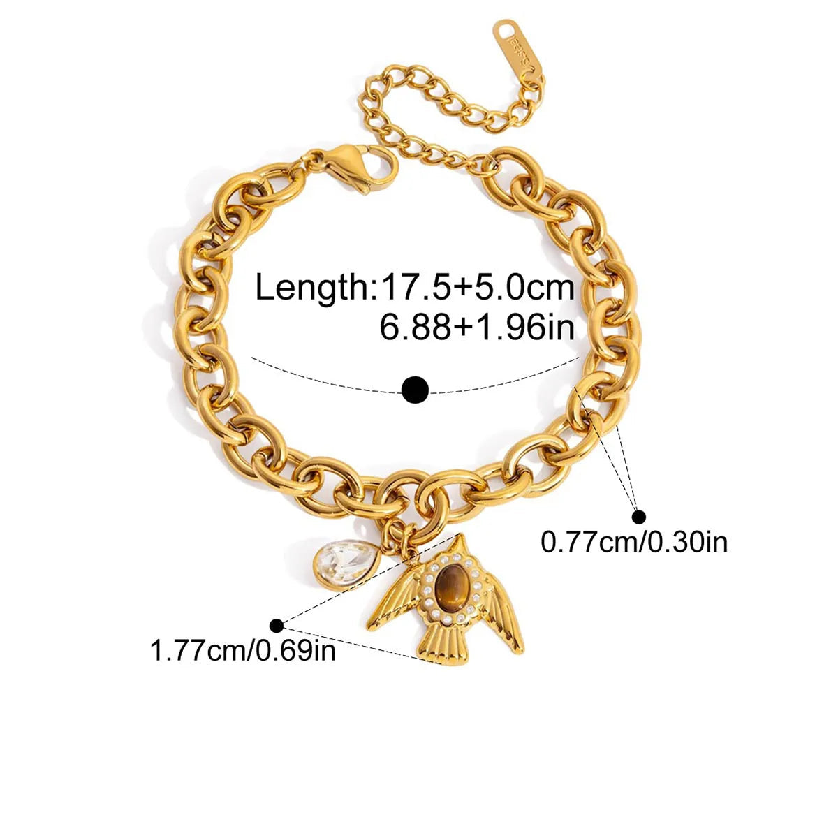 Bird Charm Bracelet