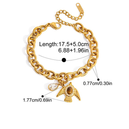 Bird Charm Bracelet