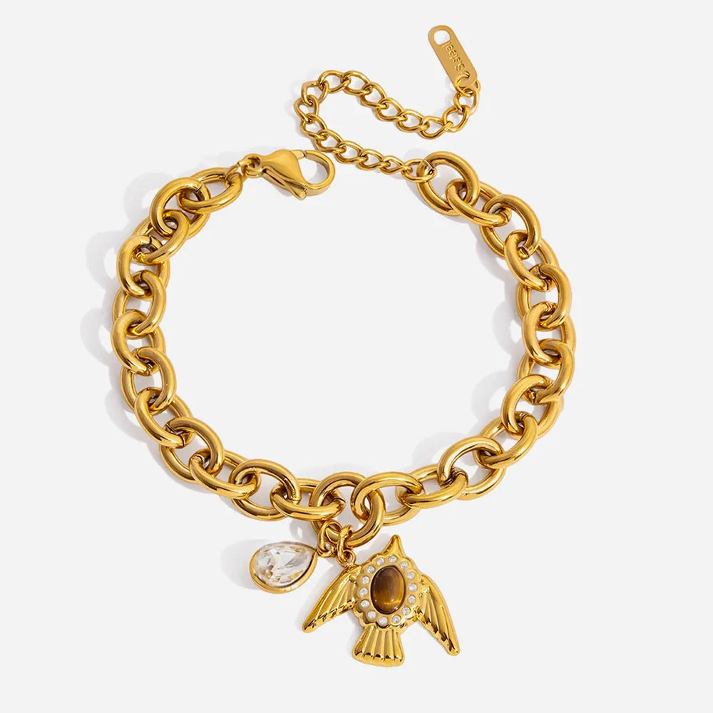 Bird Charm Bracelet