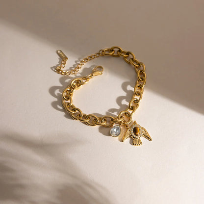 Bird Charm Bracelet