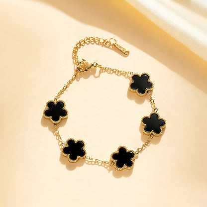 Five Leaf Clover Bracelet