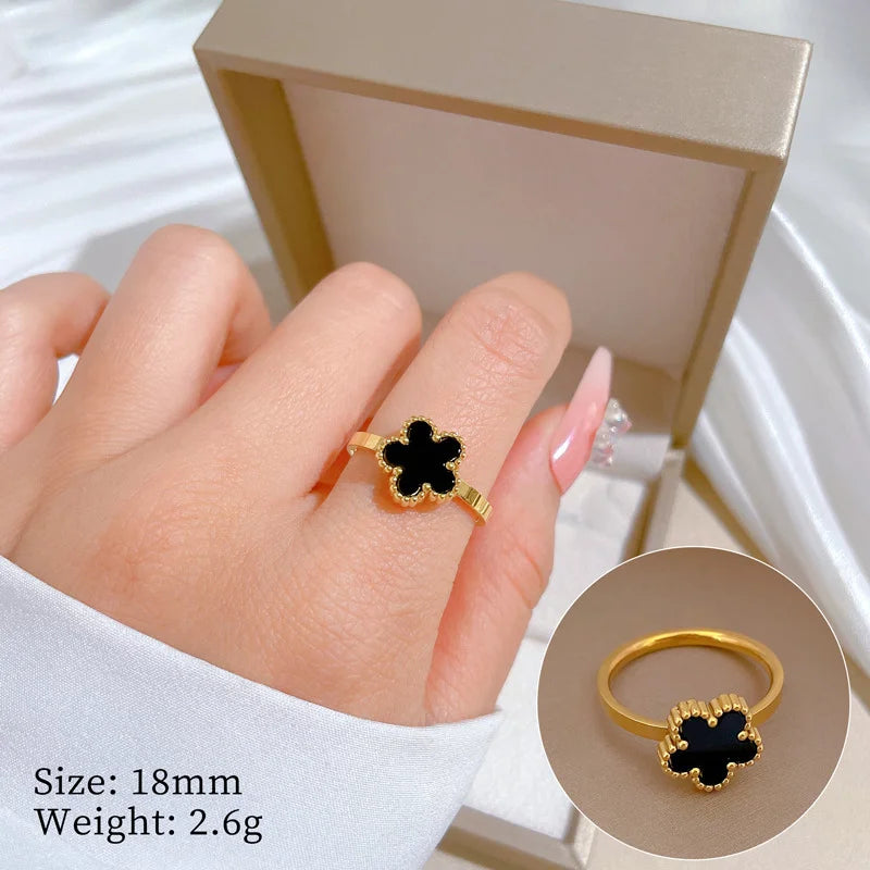 Five Leaf Clover Ring