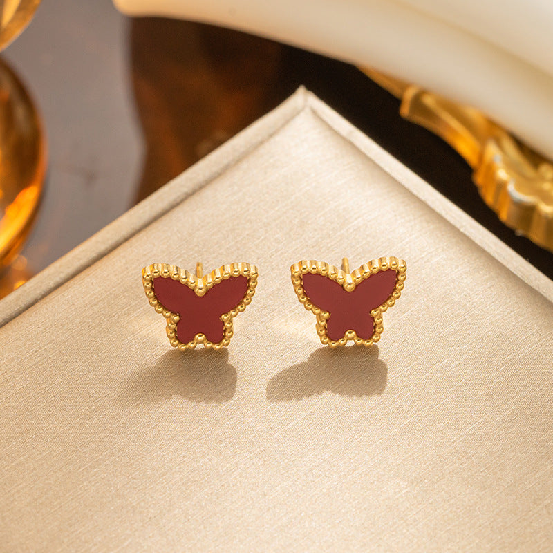 Boucles d'oreilles papillon