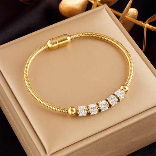 Diamond Loop Bracelet