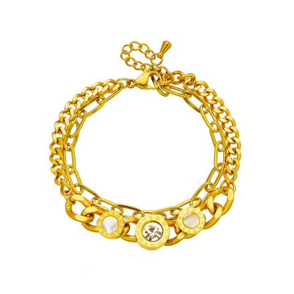 Orbit Coin Chain Bracelet