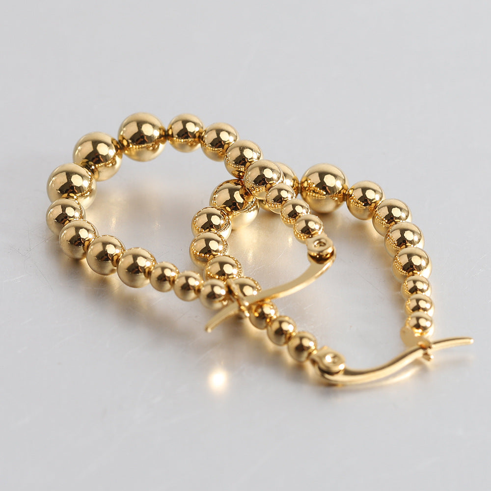 Modern Edge Hoop Earrings