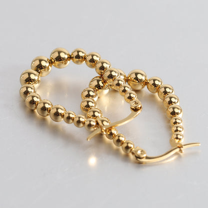 Modern Edge Hoop Earrings