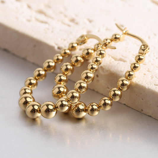 Modern Edge Hoop Earrings