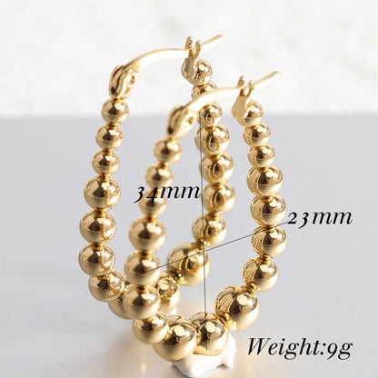Modern Edge Hoop Earrings