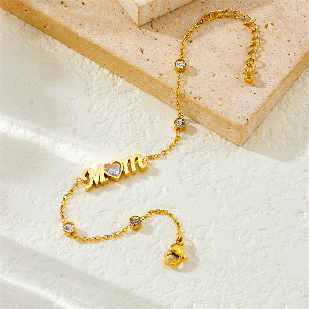 Bracelet Cœur Maman
