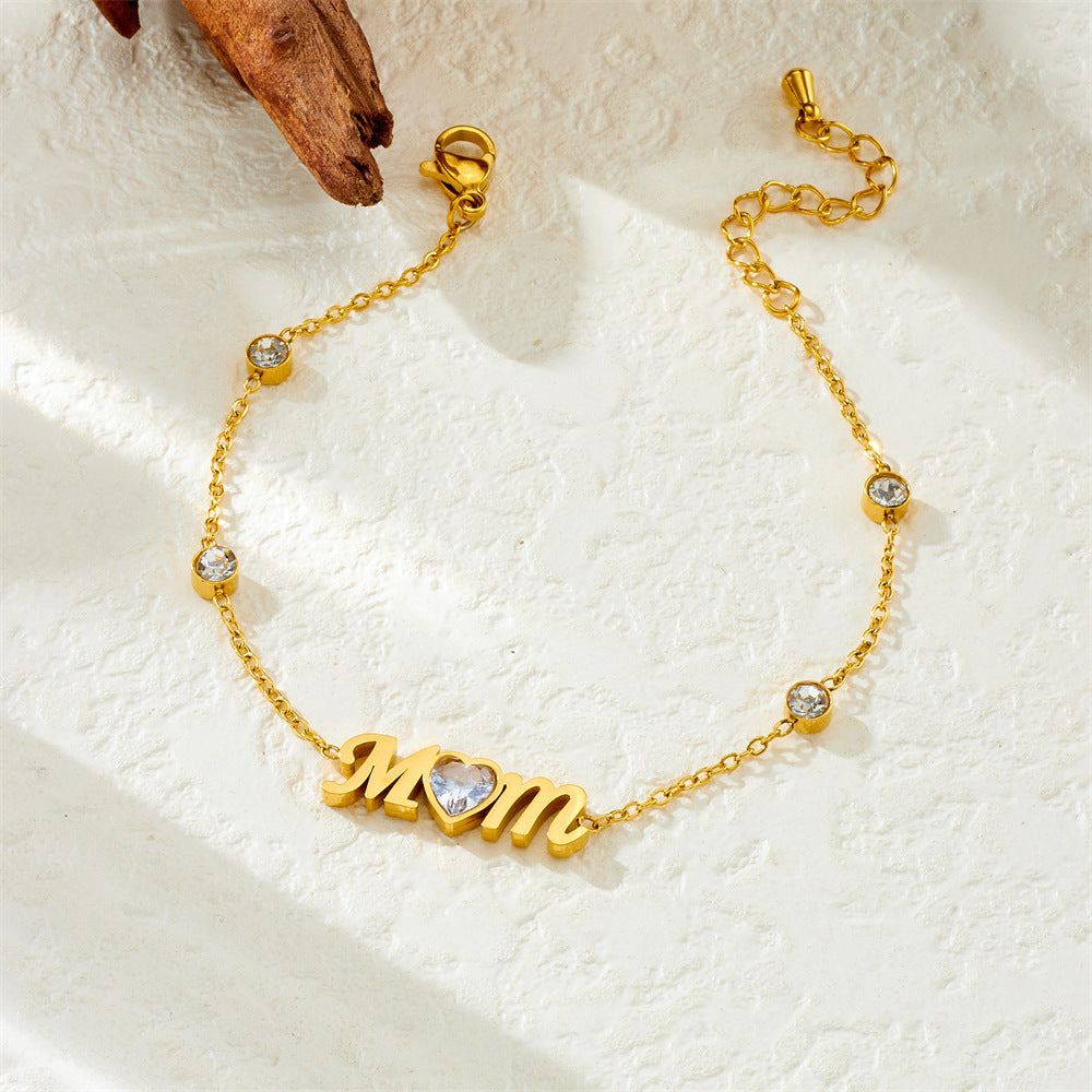 Mom Heart Spark Bracelet