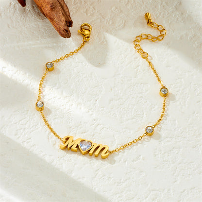 Mom Heart Spark Bracelet