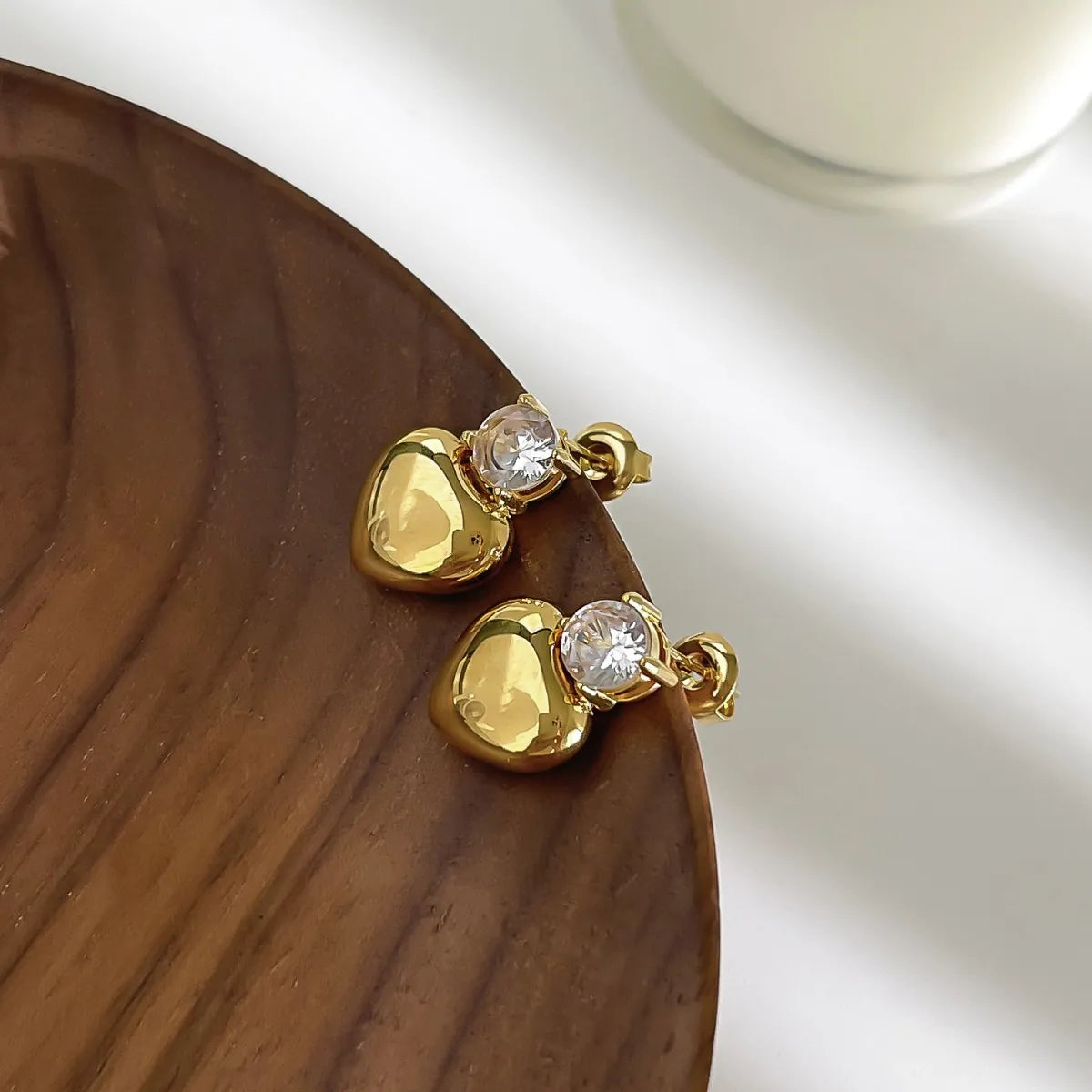 Heart Stud Earrings