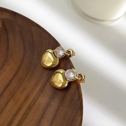 Heart Stud Earrings