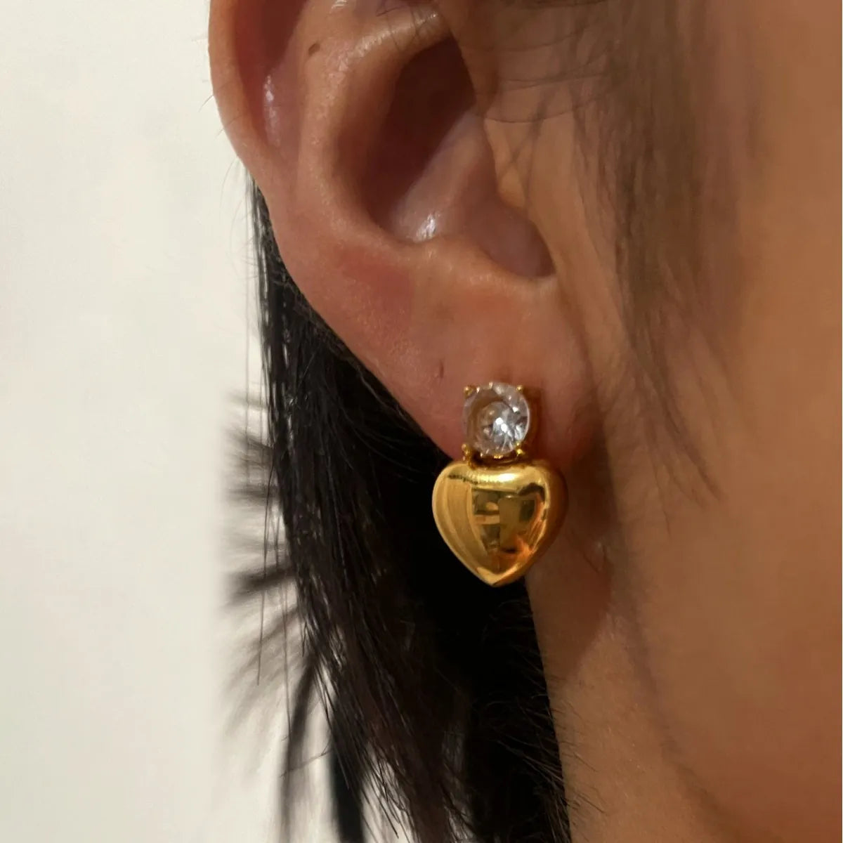 Heart Stud Earrings