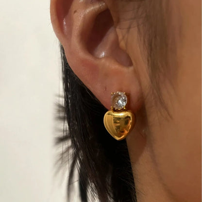 Heart Stud Earrings