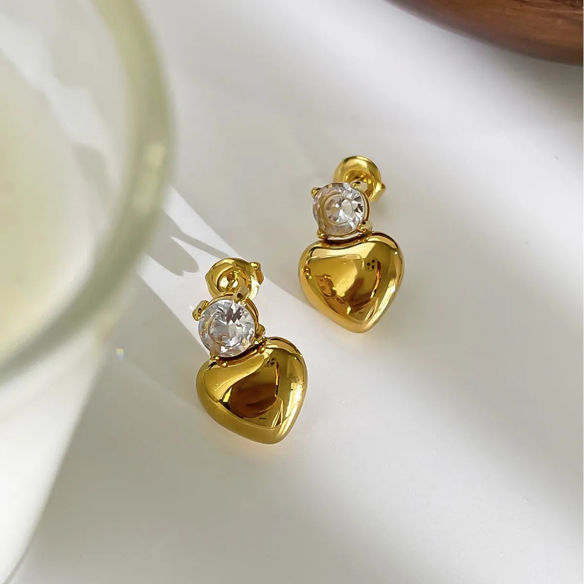 Heart Stud Earrings