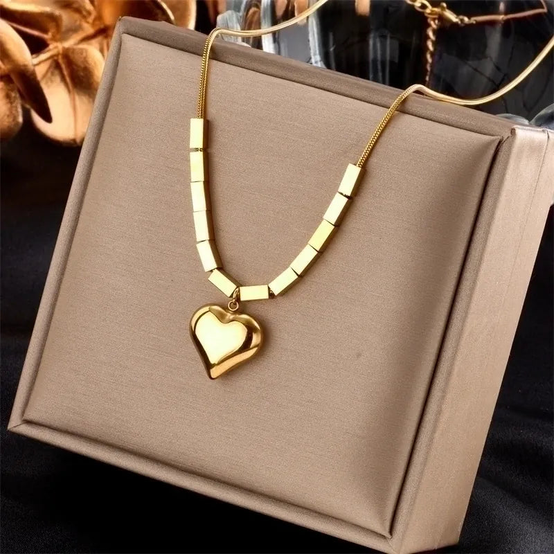 Heart Luxe chain necklace
