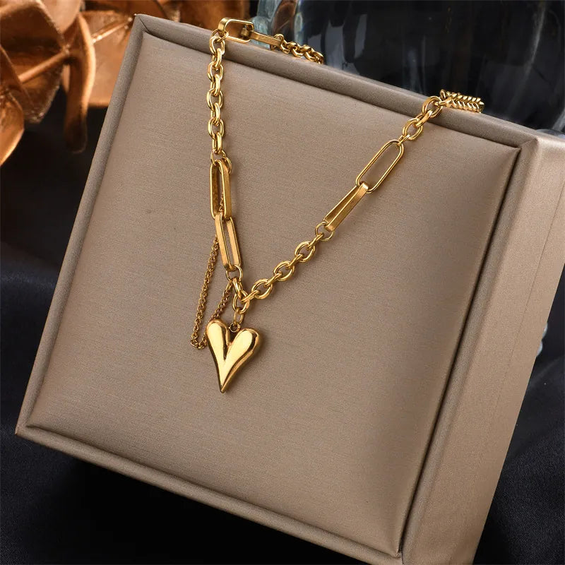 Heart Link Necklace