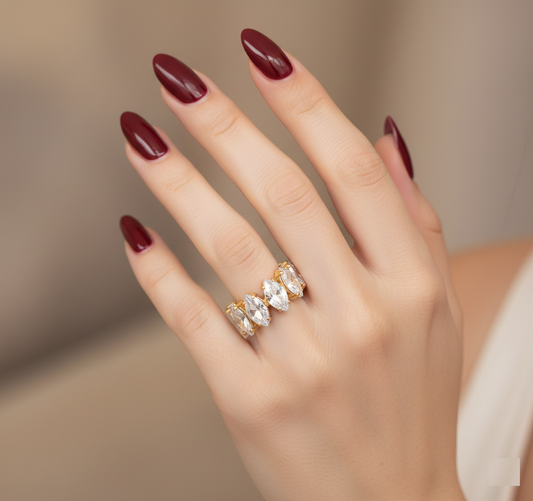 Bague Aurelia en zircon œil-de-cheval