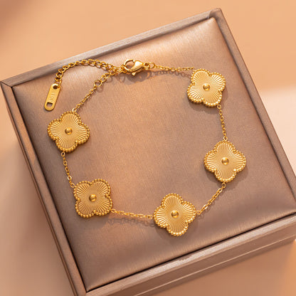 Four Leaf Clover Bracelet – Akvira Luxe
